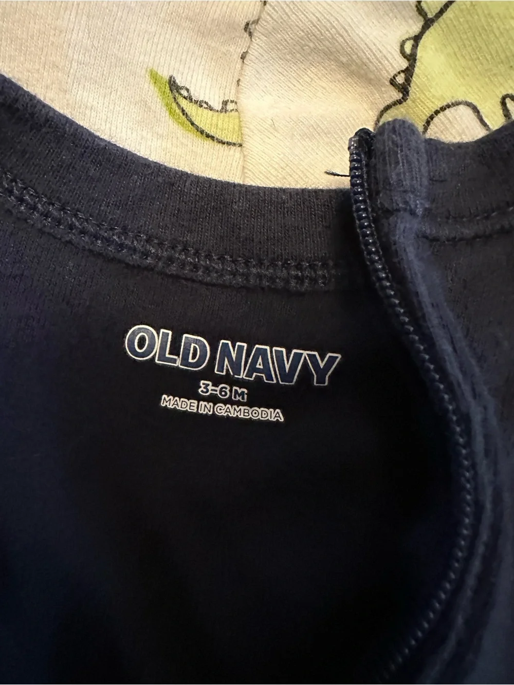 Old Navy Navy Infant Zip-Front Rompers lot of 3